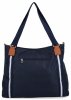 Torebka Damska Shopper Bag firmy Hernan 6815 Granatowa